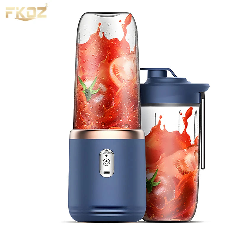 Petit presse-agrumes électrique Portable, lame en acier inoxydable, presse-agrumes automatique pour fruits, mélangeur de Smoothie, mini mélangeur rechargeable par USB