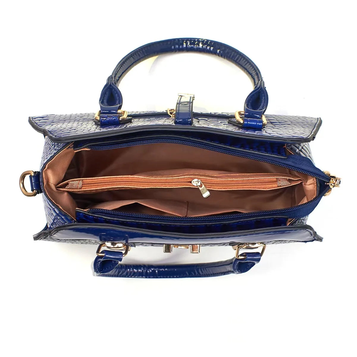 Marque de luxe Crocodile sac à main femmes sac fourre-tout en cuir brillant femmes sac à main sac à bandoulière femme sacs à poignée supérieure trajet Shopping