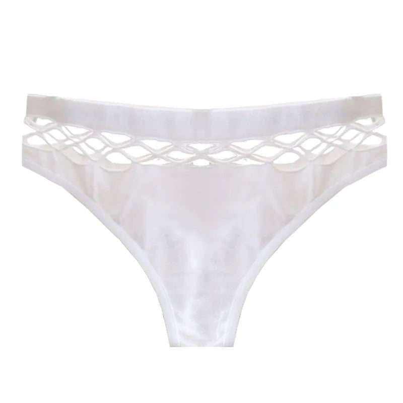 Lingerie sexy sans couture pour femmes, sous-vêtements élastiques pour femmes, filet de pêche, string G, culotte Europe, livraison directe, nouveau, 2020
