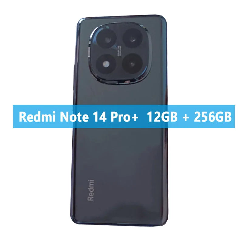 NOUVEAU Smartphone Xiaomi Redmi Note 14 Pro Plus 5G Version CN Snapdragon ® Écran 7S Gen3 6,67" 1,5K 50MP OIS 6200mAh Xiaomi HyperOS