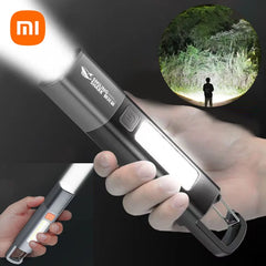Xiaomi SMILING SHARK lampe de poche extérieure Portable lumières fortes mise au point Variable avec maison Camping pêche marche éclairage lampe