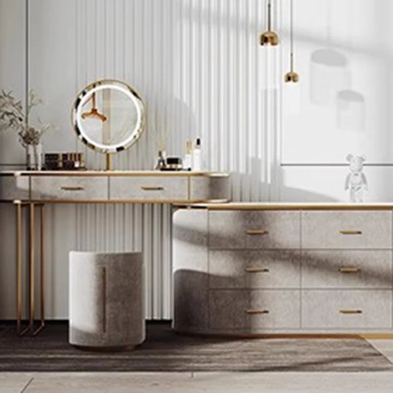 Fille jardin vanité Table chambre miroir moderne salle De bain coiffeuse bijoux organisateur Mesa De Maquillaje meubles à la mode