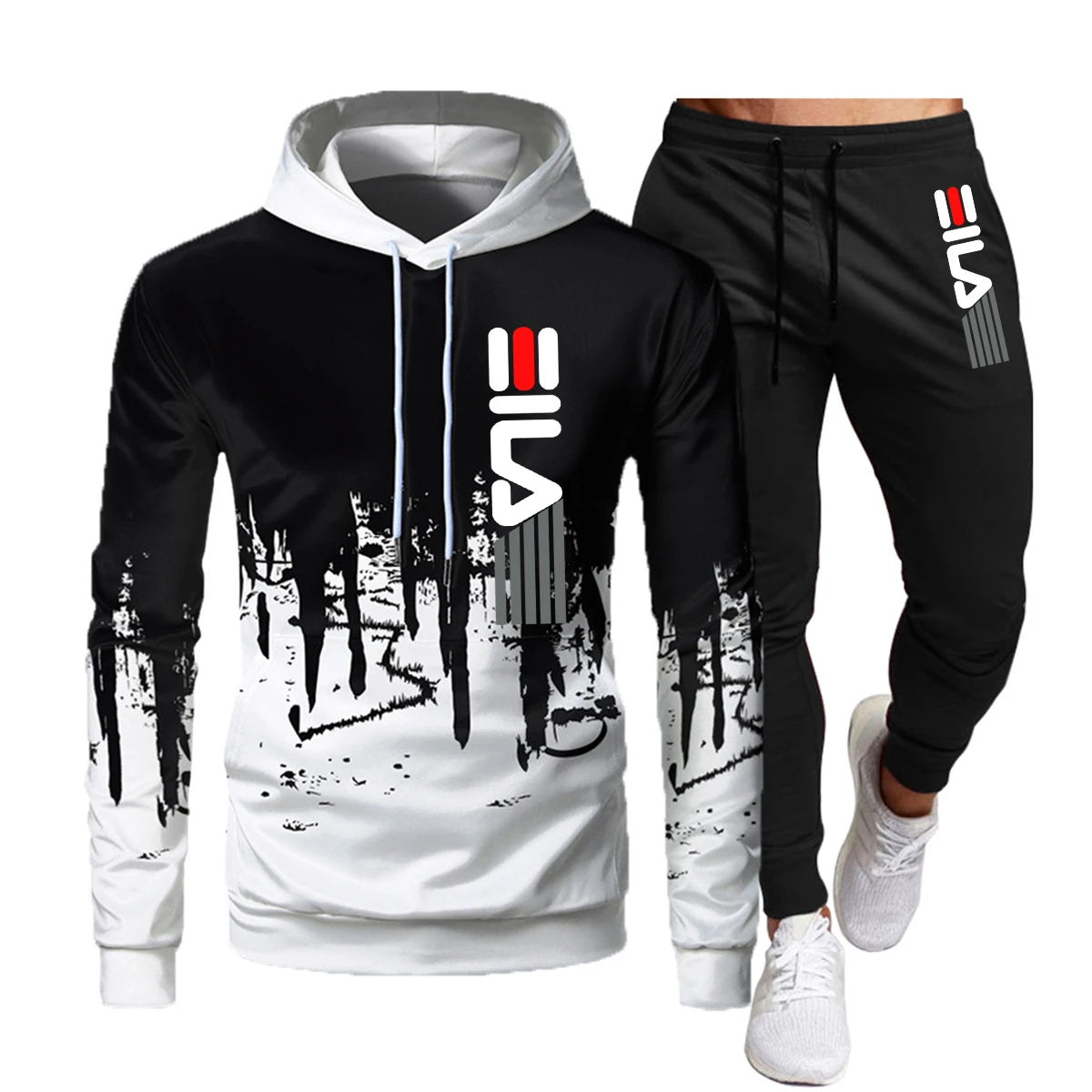Sweat à capuche Costume Hommes Mode Sweat à capuche Marque Pantalon Casual Jogging Wear Sports Wear Sweatshirt