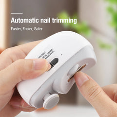 Coupe-ongles électrique, meulage et polissage avec lumière, automatique, Rechargeable, manucure pour bébé et adulte
