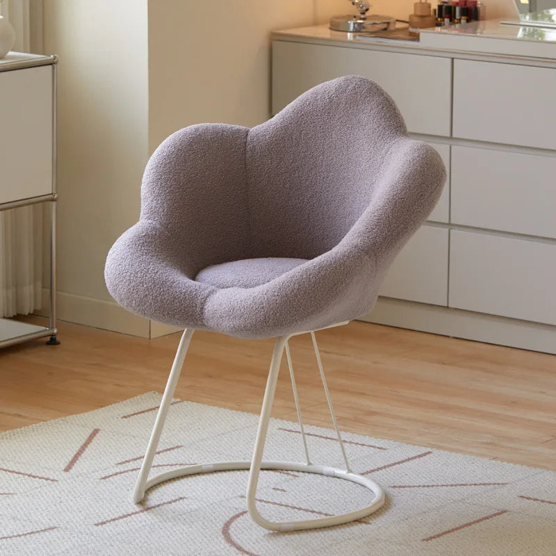 X & D-Tabouret de maquillage haut de gamme pour usage domestique, chaise de dossier de chambre à coucher pour femme, tabouret en spanol simple, luxe abordable, nouveau, chaud