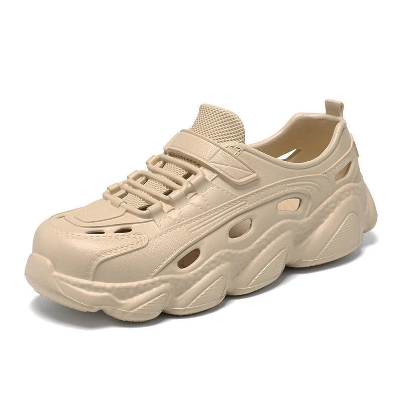Sandales d'été super légères pour hommes, baskets imperméables à enfiler, semelle oligoptics, toboggans, pêche, conduite, jogging en plein air, chaussures plates