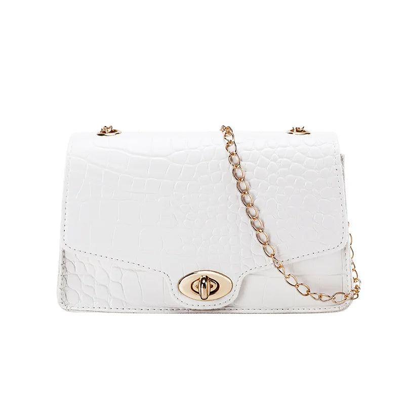 Petit sac messager en cuir noir pour femmes, sac à bandoulière tendance pour dames, sacs à main de luxe simples