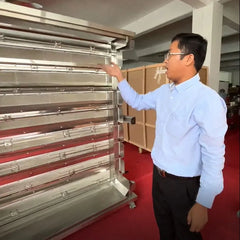 Rôtissoire à gaz à double porte verticale, four à poulet rôti commercial expert, 2 à 8, meilleur prix