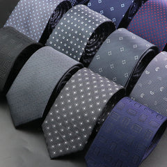 Cravates en Polyester à rayures à carreaux gracieux, rouge et bleu, pour fête de groupe, bureau, chemise, costume, col, accessoires décoratifs