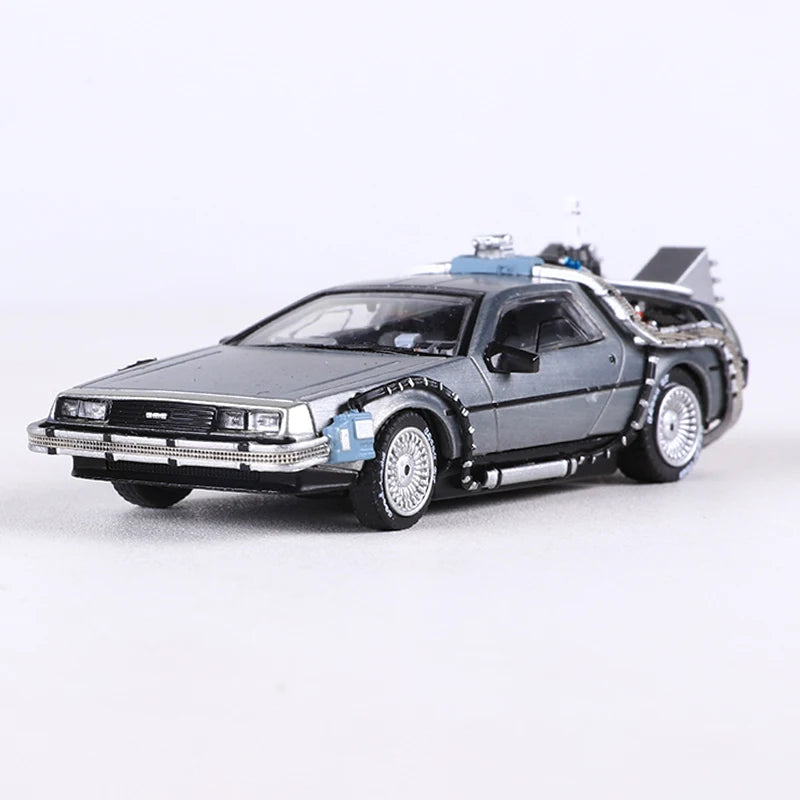 MJ 1:64 DeLorean DMC I II III retour vers le futur Machine du temps Mr.Fusion modèle de véhicule jouet moulé sous pression