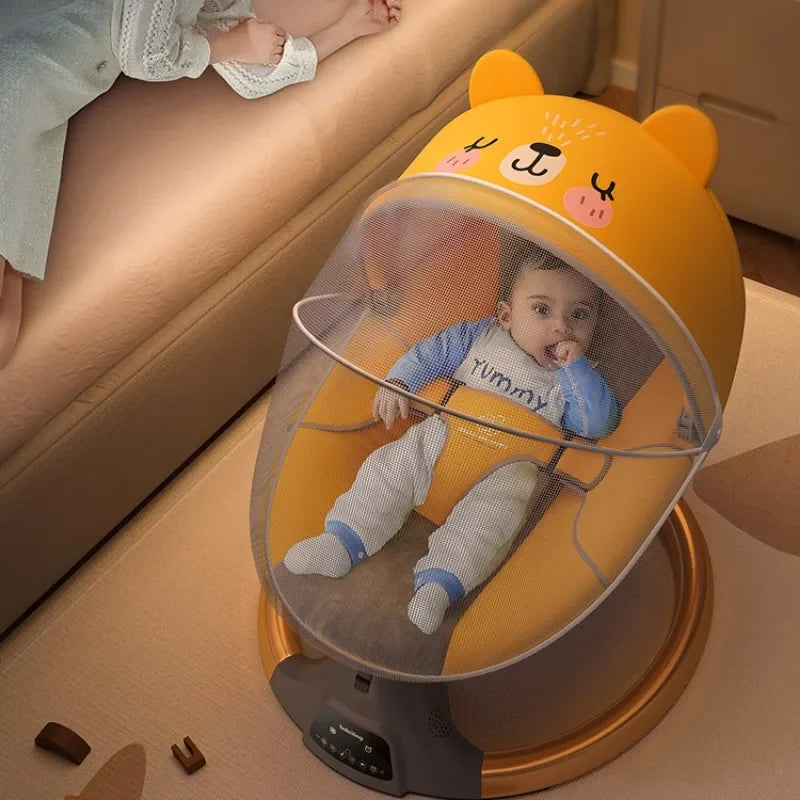 Chaise à bascule électrique pour bébé, berceau de sécurité, chaises à bascule pour nouveau-né, berceaux pour dormir de 0 à 3 ans