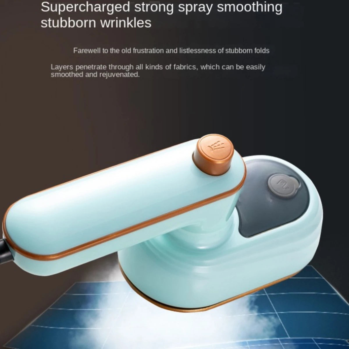 Mini machine à repasser peut tourner à 180 degrés, vêtements de repassage de voyage, petit fer électrique filaire à chauffage rapide pour la maison professionnelle