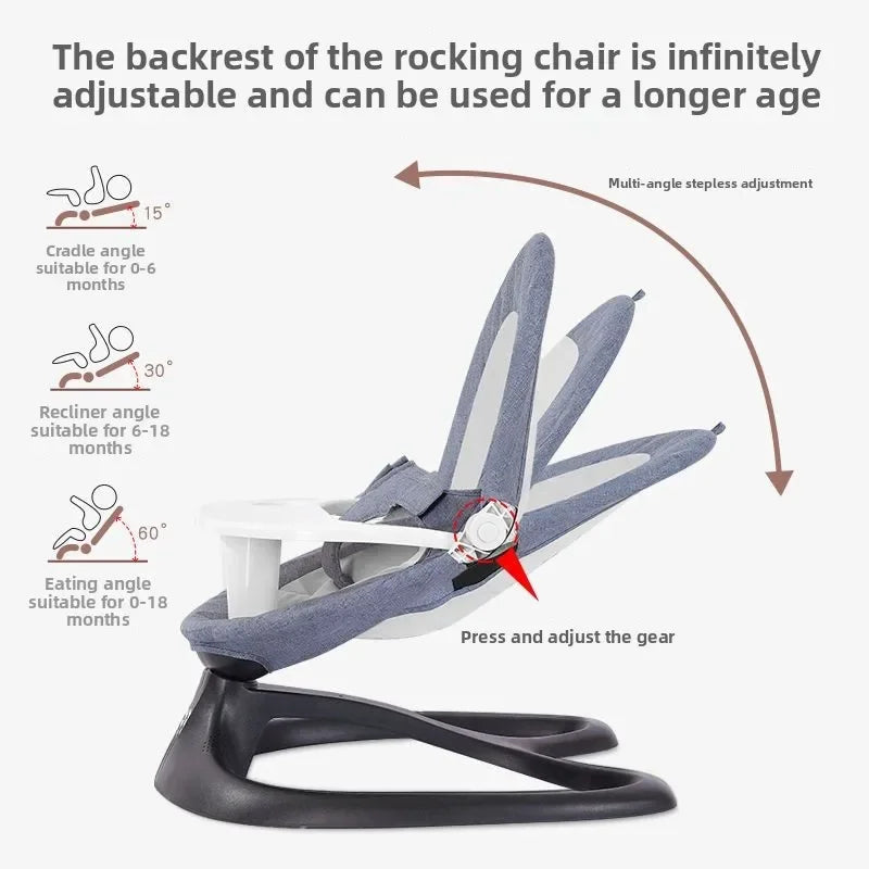 Électrique apaisant bébé bascule inclinable berceau chaise électrique nouveau-né et sieste nourrissons apaisant bascule bébé balançoires