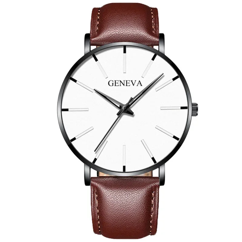 2024 Nouveau Montres de Mode Pour Hommes Luxe Ultra Mince En Acier Inoxydable Bracelet De Quartz Montre En Or Rose Hommes Montre Cadeaux Reloj Hombre