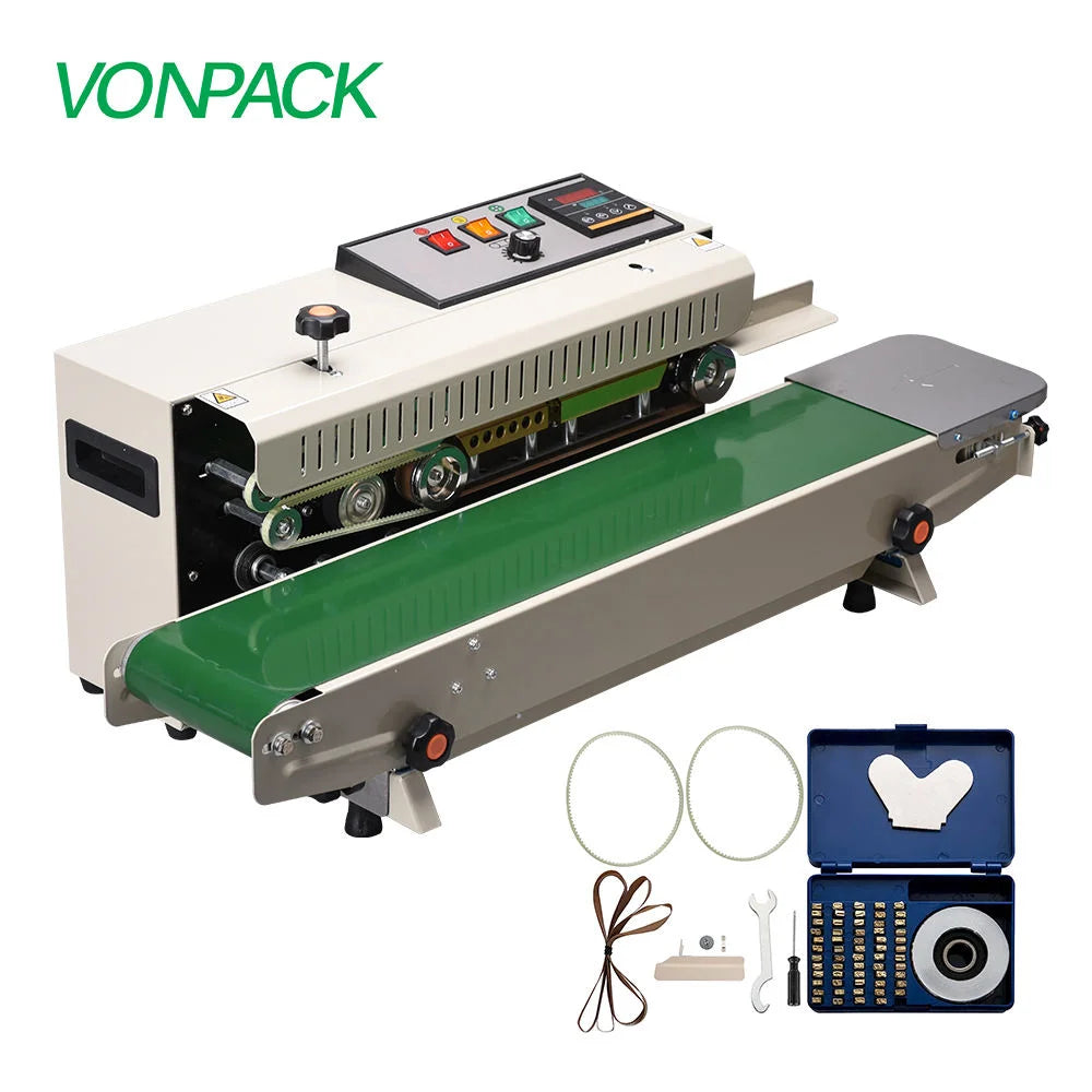 VONPACK FR-900 Machine de thermoscellage horizontale automatique de sacs en plastique Machine de scellage de bande continue pour les aliments de cuisine industrielle