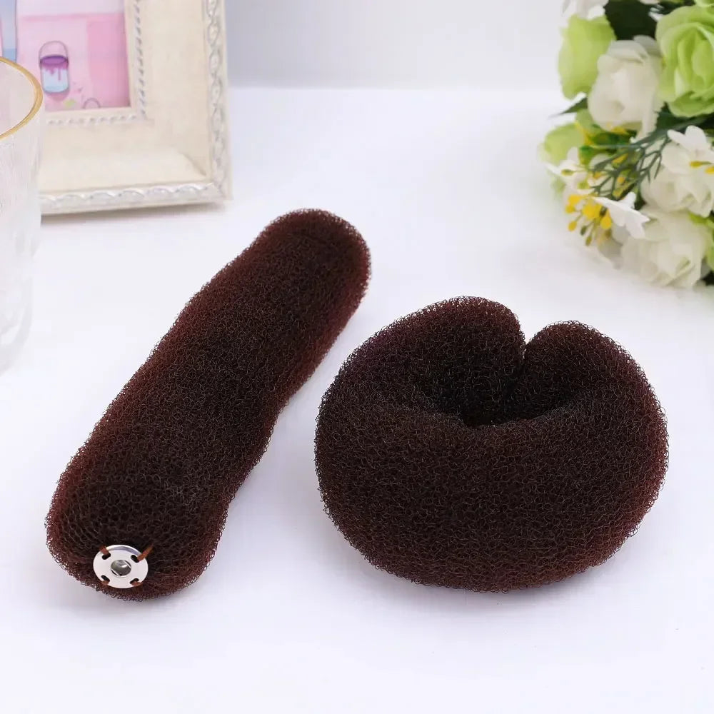 Mousse Éponge Facile Big Ring Femmes Mode Cheveux Bun Maker Donut Outils de Coiffure Accessoires De Cheveux Pour Les Filles