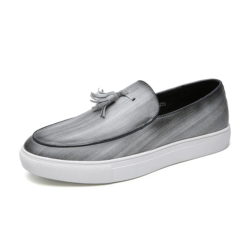 Chaussures d'été décontractées en cuir pour hommes, mocassins de conduite confortables, à enfiler, de fête, à la mode, italie