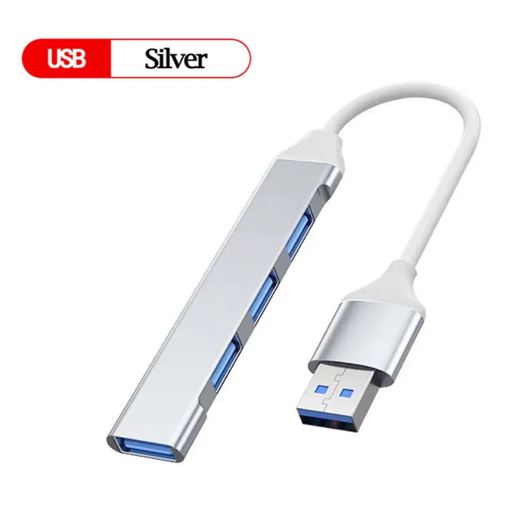 Splitter 5Gbps Pour PC Accessoires d’ordinateur Multiport HUB 4 ports USB 3.0 2.0