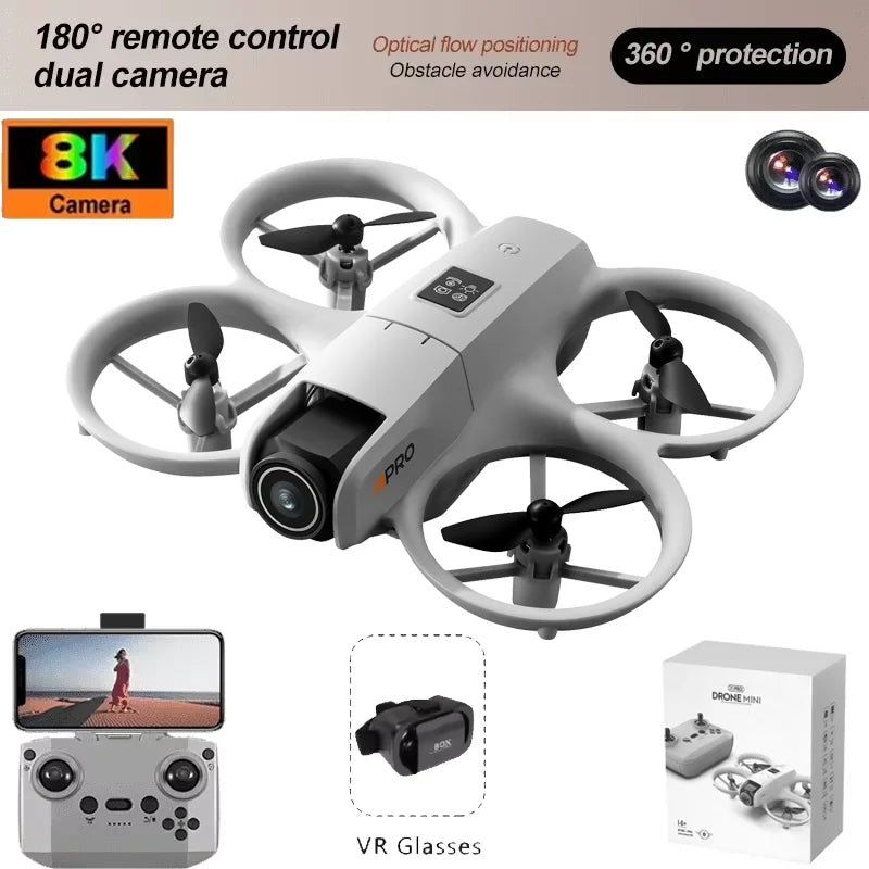 I1PRO Mini Drone professionnel 8K HD caméra Drone 5G WIFI FPV UAV avec écran télécommande évitement aérien quadrirotor jouet cadeau