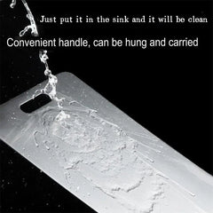 Tablettes De Coupe Pour Cuisine En Acier Inoxydable 304 Antidérapantes Épaisses Double Face De Grade Alimentaire Portatives Pour Le Coupe De Fruits Et De Viandes Portable Antidérapant Planche à viande Imperméable