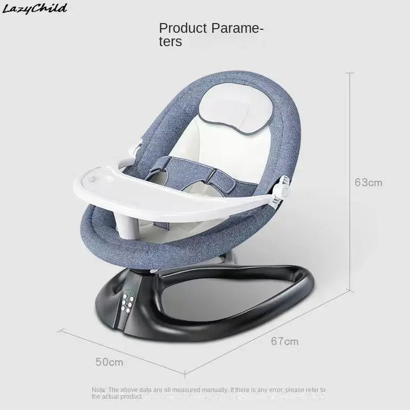Chaise à bascule électrique Coax Baby God, chaise apaisante pour nouveau-né, berceau de sommeil pour bébé inclinable, lit pouvant s'asseoir et voiler