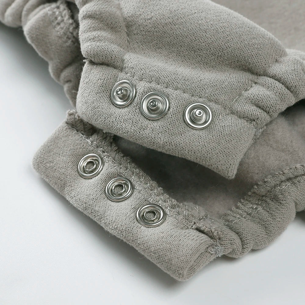 2025 hiver bébé barboteuse nouveau-né vêtements épaissir polaire pyjamas petit amour broderie infantile garçon fille Onesies enfant en bas âge combinaisons