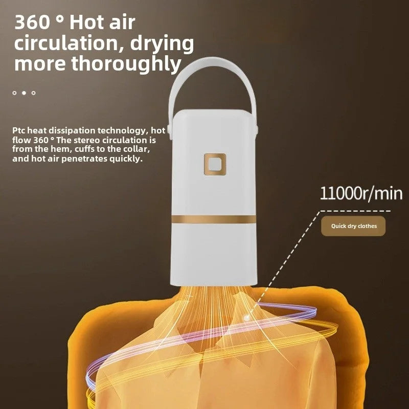 Sèche-linge électrique portable, machine de séchage compacte pour la maison, sèche-linge pliable, séchage de vêtements de question dans les dortoirs