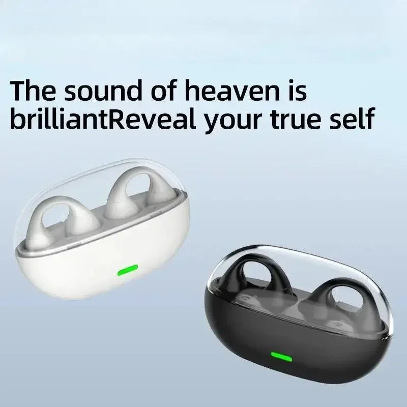 S22 Earclip sans fil Bluetooth casque OWS tactile lumière Mini haute qualité bouchons d'oreilles Anti-transpiration HD son stéréo universel casque