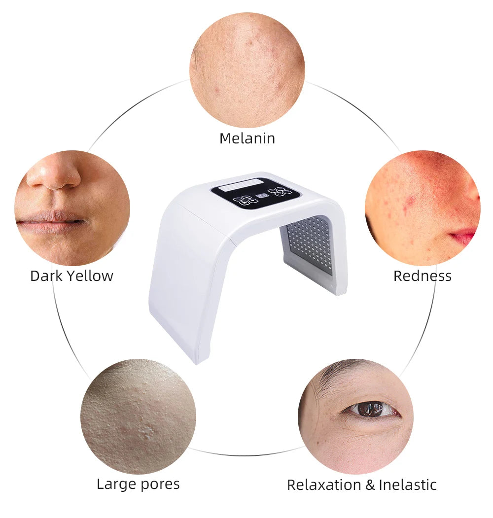 LED Facial Phototherapy 7-color Photon PDT LED Mask Treatment Professional Beauty Machine SPA Facial Body Skin Care Equipment