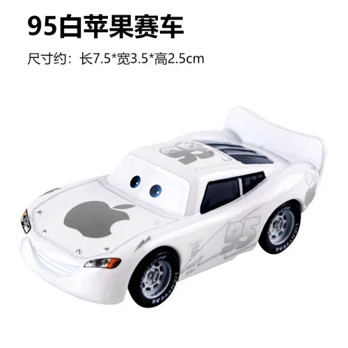 Tous les styles Disney Pixar Cars métal moulé sous pression voitures modèle Lightning McQueen alliage voiture numéro 4.19.28.36.51 101 série de course jouet