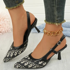 Sandales de luxe de haute qualité pour femmes, marque de mode décontractée, talons hauts, confortables et élégantes, chaussures d'été à talons hauts pour femmes