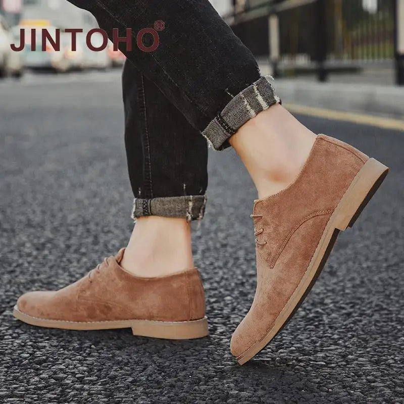 2025 hommes chaussures angleterre tendance chaussures décontractées mâle daim Oxford mariage en cuir chaussures habillées chaussures plates pour homme Zapatillas Hombre grande taille 46