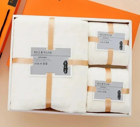 Ensemble de serviettes en microcarence pour demoiselle d'honneur, ensemble de salle de bain, Campanà séchage rapide, serviette de bain en polaire, coffret cadeau trois pièces