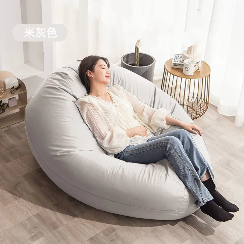 Couch Poof Lazy Sofas Bean Bag Single Bedroom Bean Bag Tatami Sitting Salas Y Sofas Muebles Living Room Furniture LQQ35XP