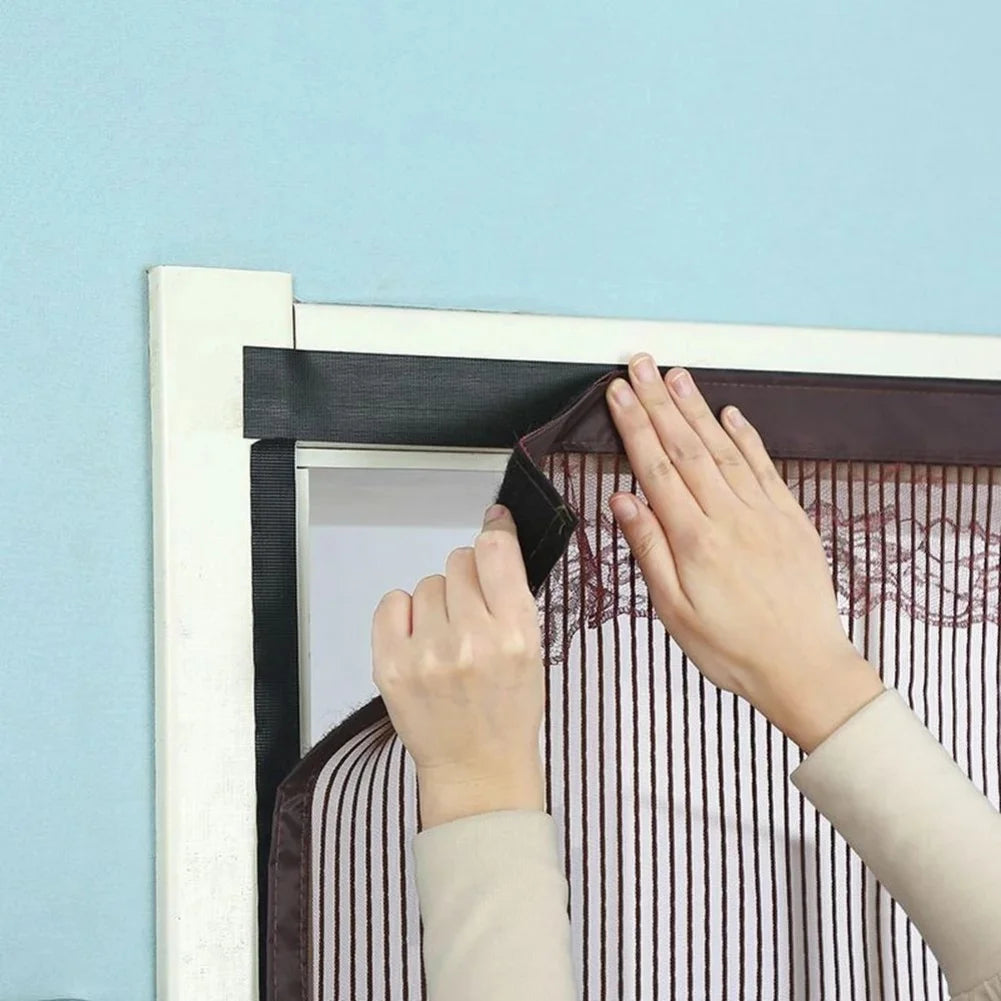 Strong Magnetic Screen Door Curtain Summer Anti-Mosquito Net Fly Insect Screen Mesh Automatic Closing Mesh Insect Fly Bug Screen