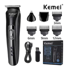 Kemei KM-1506 3 en 1 rasoir électrique coupe de cheveux charge tondeuse à cheveux électrique Rechargeable nez professionnel Machine à raser