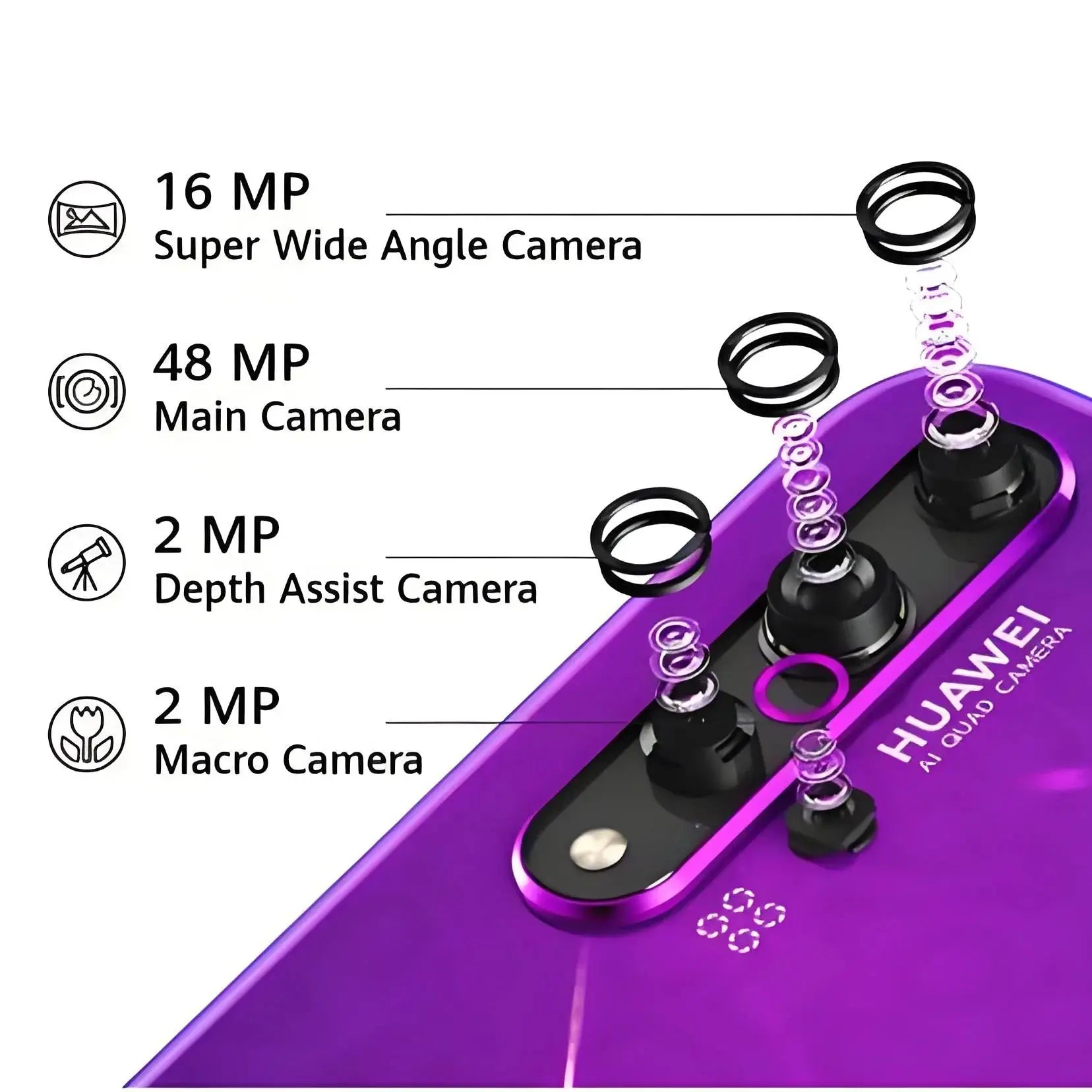 HUAWEI-Smartphone Android Nova 5T, Téléphones portables, Google Play, Réseau 4G, 6.26 pouces, 128 Go, 256 Go, 48MP, Dean