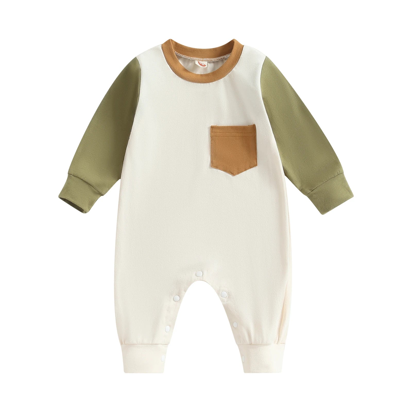 Citgeett-Combinaison d'automne pour bébés garçons et filles, barboteuse mignonne à manches longues pour les abonnés, vêtements de poche pour documents