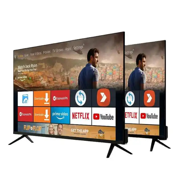 Prix de gros 4K Android Smart TV 50 55 65 75 85 pouces Logo personnalisé OEM incassable LED TV HD définition