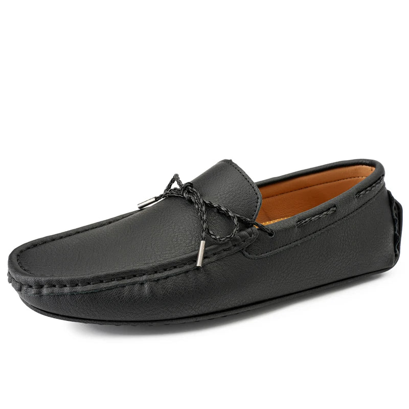 Hommes mocassins en cuir de haute qualité hommes sans lacet chaussures décontractées mocassins chaussures plates pour hommes mode hommes chaussures hommes chaussures de conduite taille 38-49