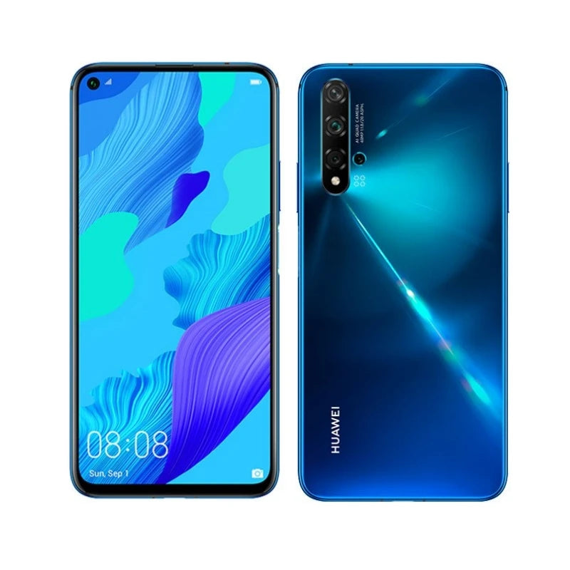 HUAWEI-Smartphone Android Nova 5T, Téléphones portables, Google Play, Réseau 4G, 6.26 pouces, 128 Go, 256 Go, 48MP, Dean