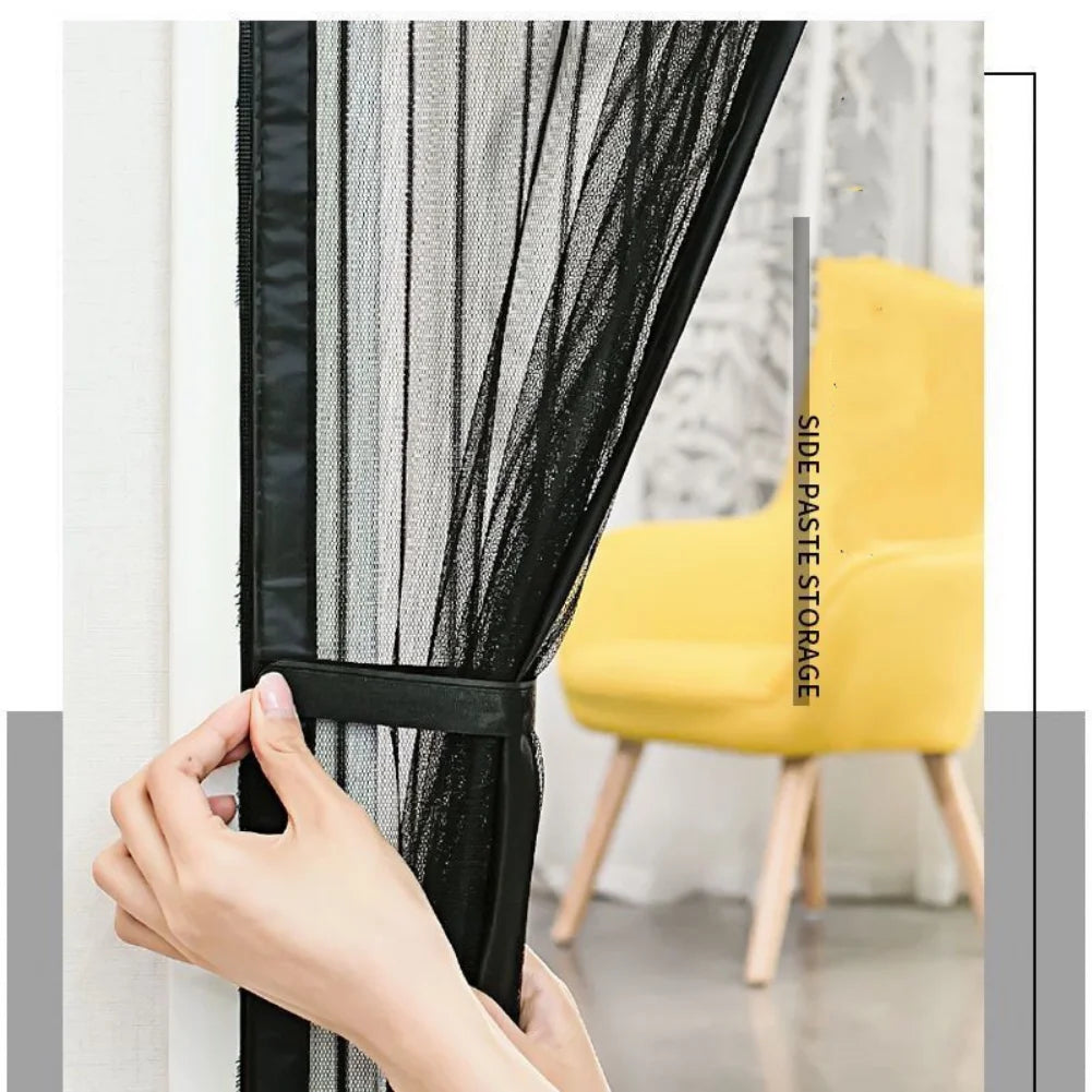Strong Magnetic Screen Door Curtain Summer Anti-Mosquito Net Fly Insect Screen Mesh Automatic Closing Mesh Insect Fly Bug Screen