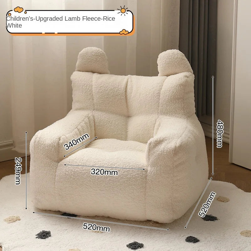 Canapé simple chaise siège de dessin animé bébé canapé enfants canapé mignon paresseux pouf écologique épaissi Portable canapé chaise