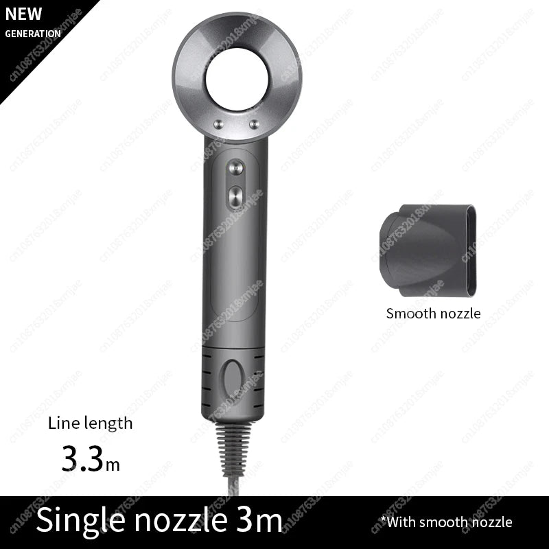 Super sèche-cheveux 220V sèche-cheveux sans feuilles soins personnels des cheveux style outil d'ions négatifs sèche-cheveux électriques à anions constants