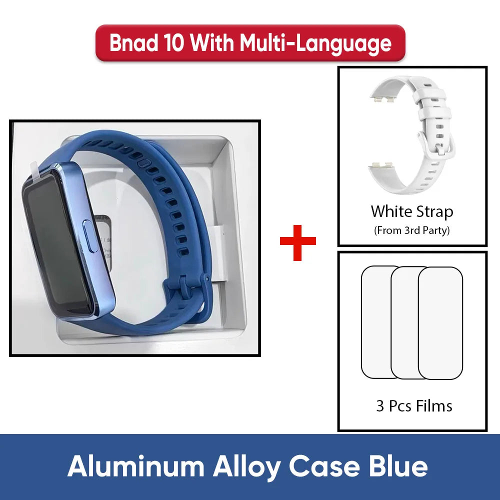 Montre connectée Huawei Band 10, originale, Compatible avec IOS et Android, suivi du sommeil, moniteur de santé, autonomie de 14 jours,