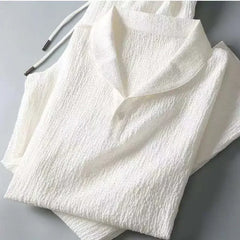 Prowow Bao You-Ensemble de loisirs pour hommes, manches courtes, pantalons longs, mince, sport, mode masculine, tendance, léger, luxe, été, nouveau