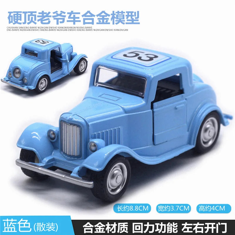 Mignon moulé sous pression en alliage métal voiture Bus moteur Tricycle moto Taxi modèle jouet enfants cadeau d'anniversaire
