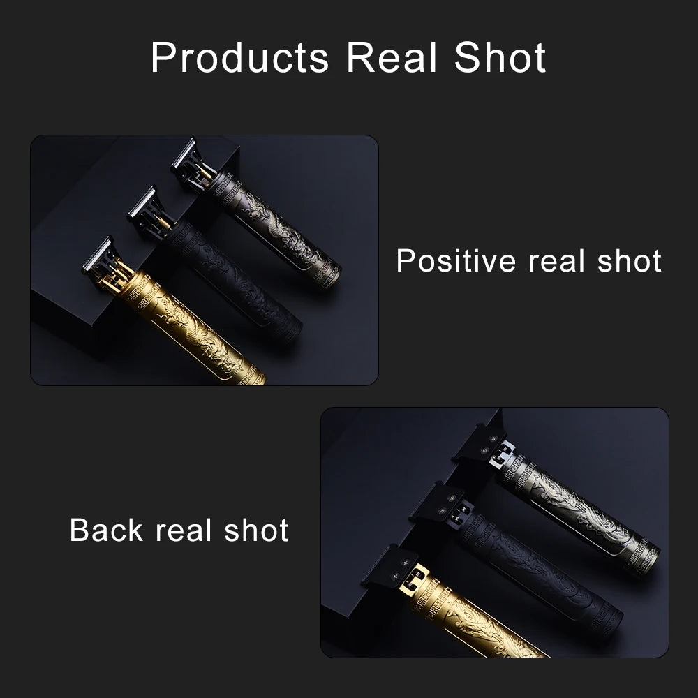 Tondeuse à cheveux Vintage T9 pour hommes, Machine professionnelle de coupe de cheveux, tondeuse à barbe sans fil pour la maison et les voyages