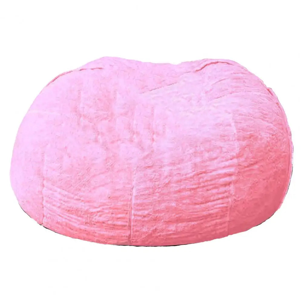 Pas de peluche gris pouf chaise géante pouf Pouf canapé-lit bouffée Futon chambre siège Tatami Relax salon meubles seulement sac étui