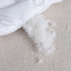 Couette en duvet d'oie blanche chaude d'hiver épaisse couverture de lit de pain 3D luxe pincement plissé remplissage pour couettes simple Double couette